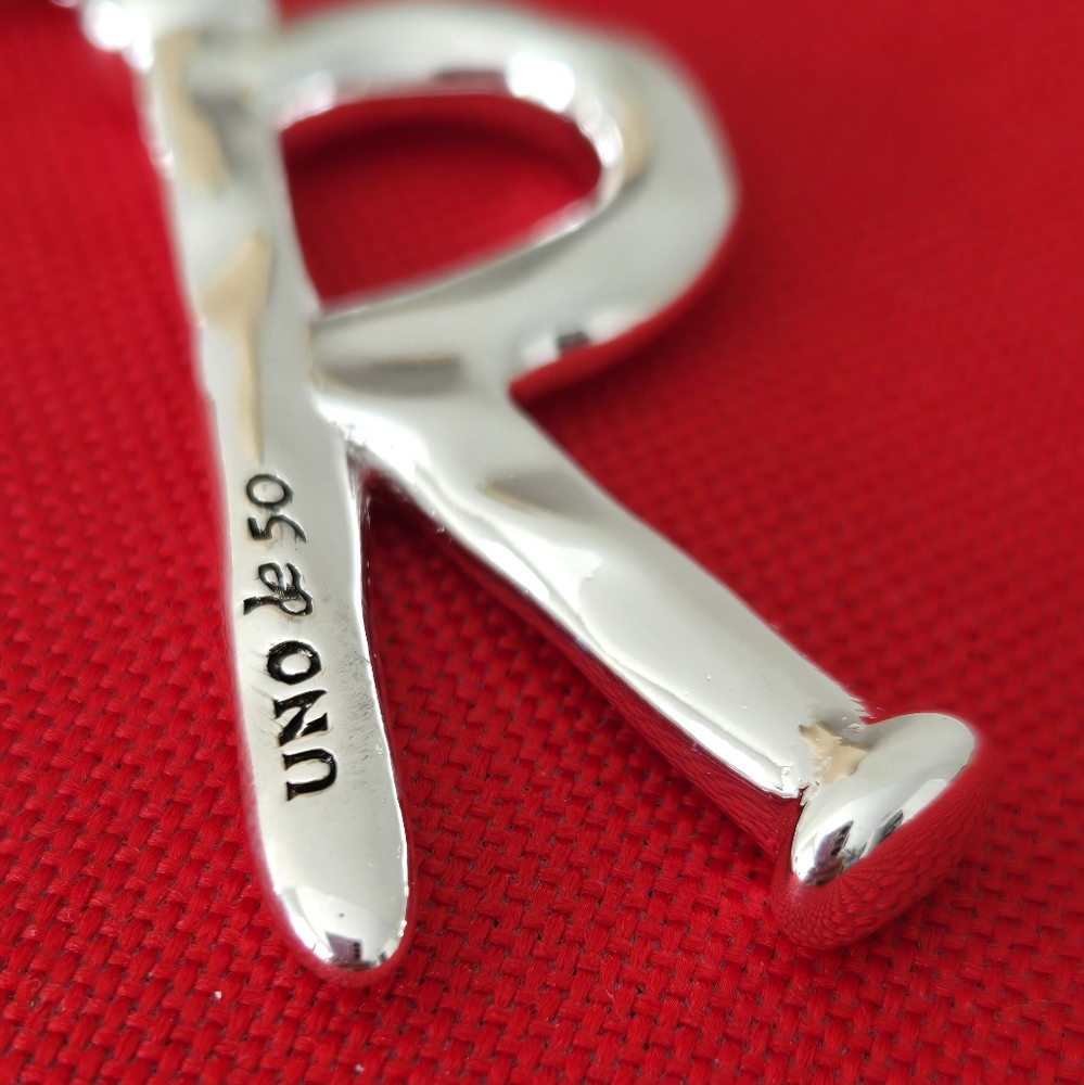 Uno de 50 • Initial R • Silver - Picture 2 of 8